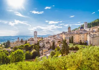 italy historic town of assisi umbria istk