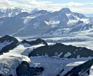 alaska south prince william sound mountains atia