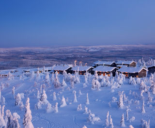 finnish lapland iso syote view of fjelltop accommodation