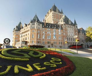 quebec fairmont chateau frontenac exterior daytime