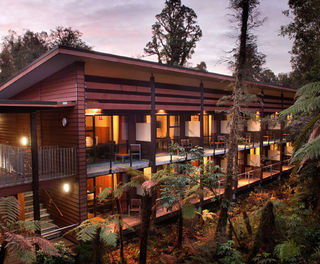 te waonui forest retreat exterior
