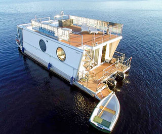 west finland houseboat