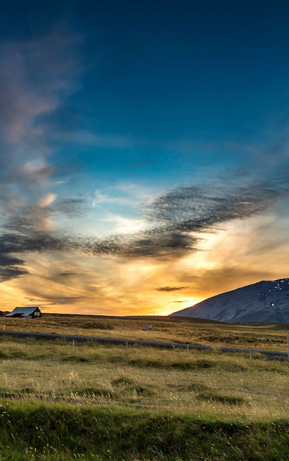 iceland snaefellsnes glacier lodge view rth