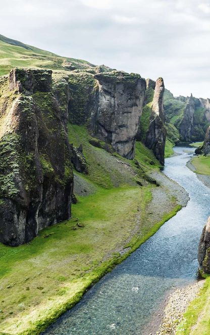 iceland south east fjadrargljufur canyon istk