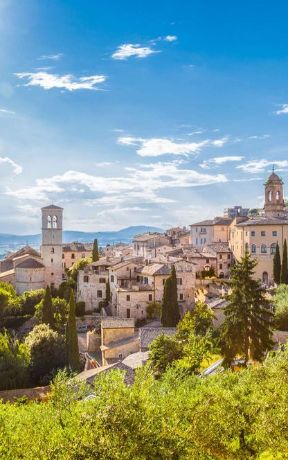 italy historic town of assisi umbria istk