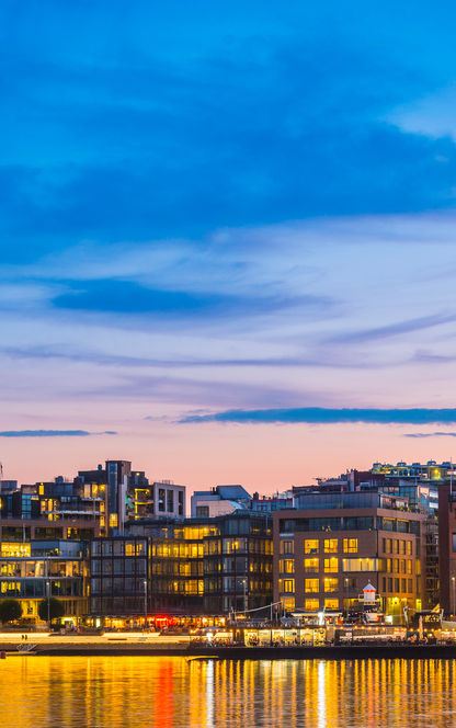 norway oslo aker brygge waterfront dining istk