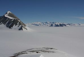 antarctic interior near union glacier ani