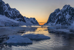 antarctic peninsula lemaire channel low light istock