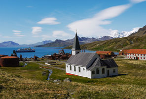 antarctica south georgia abandoned church whaling station grytviken istk