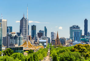 australia melbourne skyline astk