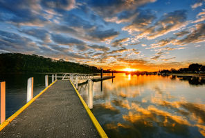 australia victoria lakes jetty istk