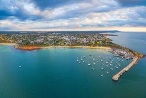 australia victoria mornington peninsula aerial astk