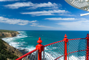 australia victoria view from cape otway lighthouse great ocean road istk