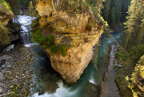 canada alberta johnston canyon banff istk