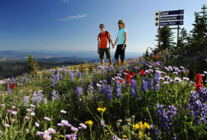 canada bc hiking sun peaks