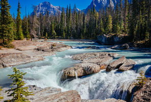 canada british columbia kicking horse river istk
