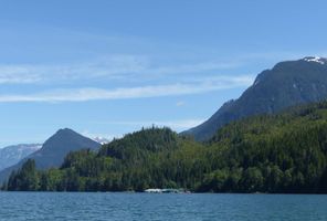 canada british columbia knight inlet scenic view ll