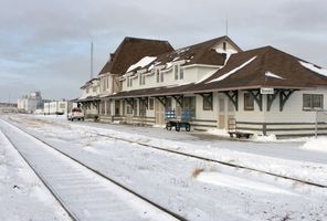 canada manitoba railway station in churchill istk