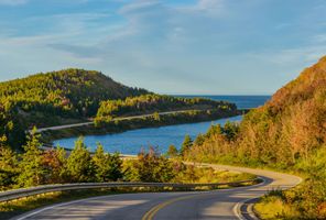 canada nova scotia cabot trail winding road istk