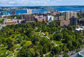 canada nova scotia halifax public gardens and harbour tb