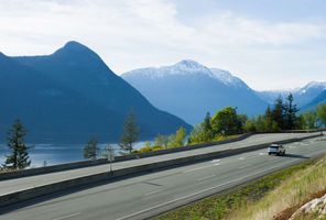 canada sea to sky highway between vancouver whistler istk