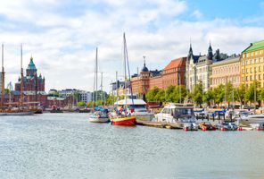 finland helsinki waterfront summer view istk