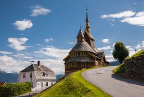 fjord norway balestrand st olafs church istk