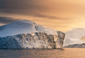 greenland midnight sun glacier ilulissat vg