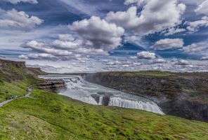 iceland golden circle gullfoss clouds rth