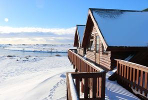 iceland hotel ranga exterior winter