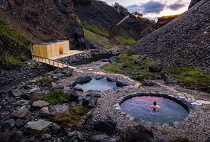 iceland husafell canyon baths