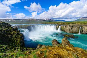 iceland north east godafoss waterfall of the gods istk