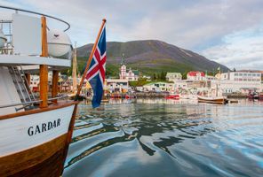 iceland north husavik harbour