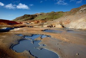 iceland reykjanes peninsula krysuvik mud pools ap