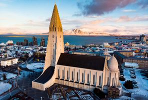 iceland reykjavik city view hallgrimskirkja istk