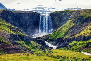 iceland snaefellsnes kerlingarfoss near olafsvik istk