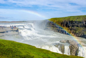 iceland south west gullfoss rainbow adstk