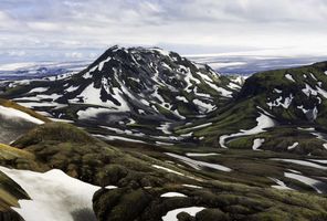 iceland view of landmannalaugar in highlands istk