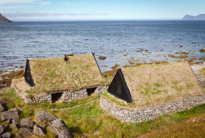 iceland west fjords bolungarvik turf houses istk