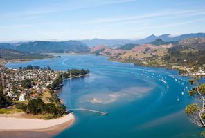 new zealand coromandel view over pauanui istk