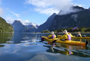 new zealand fiordland kayaking milford sound actadv