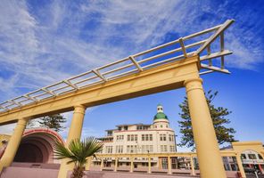 new zealand napier the dome art deco building sstk