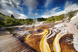 new zealand rotorua orakei korako valley istk