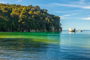 new zealand split apple rock abel tasman istk