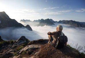 norway above the clouds in lofoten havila