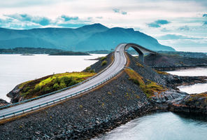 norway driving across the atlantic road istk