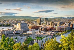 norway oslo cityscape from ekebergparken istk