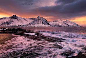 norway senja ersfjord sunset istk