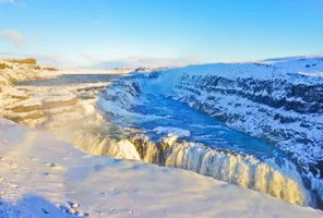 south west iceland gullfoss winter istk