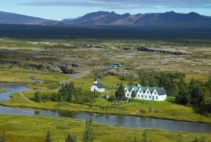 south west iceland thingvellir buildings rth